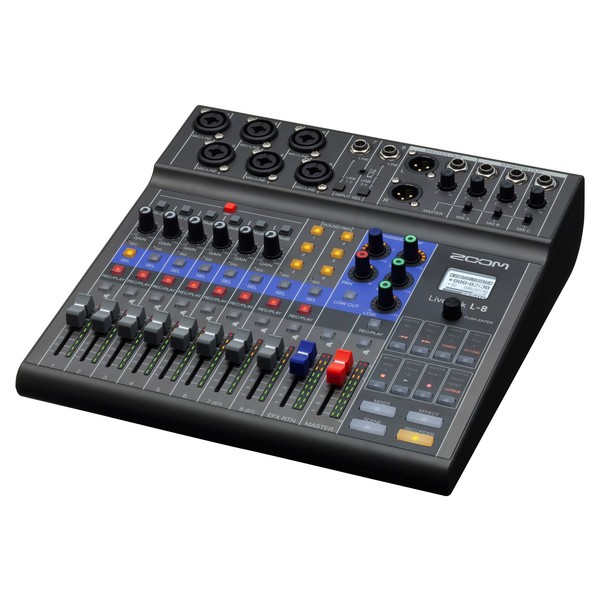 Zoom LiveTrak L-8 - Angled