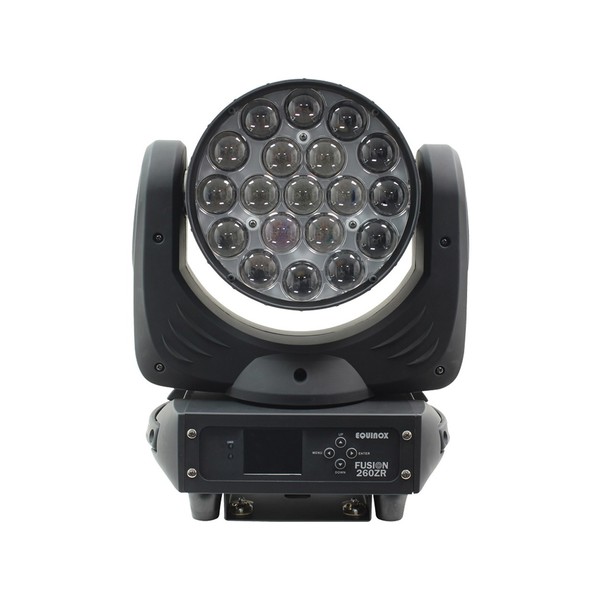 Equinox Fusion 260ZR Moving Head LED Wash, Front Face