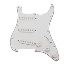 Guitarworks SSS Preloaded Scratchplate, White