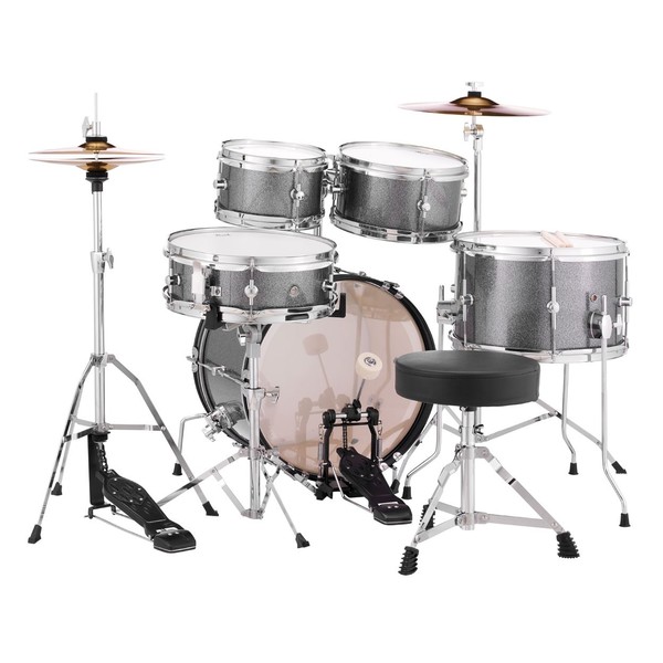Pearl Roadshow Junior 5pc Complete Drum Kit, Grindstone Sparkle - behind