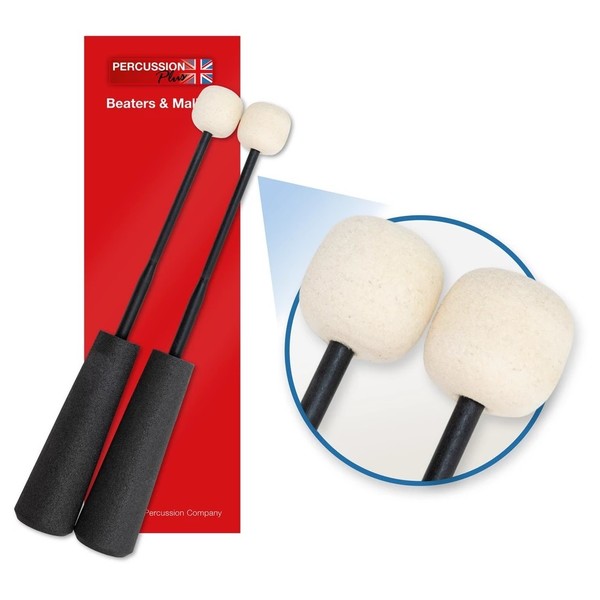 Percussion Plus Easy Grip Hard Felt Beaters