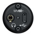 Shure Motiv MV88 Plus Video Kit with SE215 Earphones - Microphone Rear