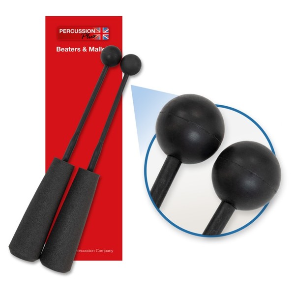 Percussion Plus Easy Grip Soft Rubber Beaters