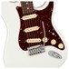 Fender American Ultra Stratocaster RW, Arctic Pearl - close up