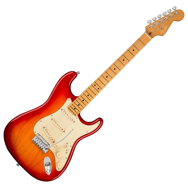 Fender American Ultra Stratocaster MN, Plasma Red Burst