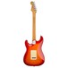 Fender American Ultra Stratocaster MN, Plasma Red Burst - back