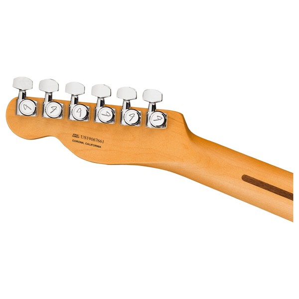 Fender American Ultra Telecaster RW, Arctic Pearl - headstock back