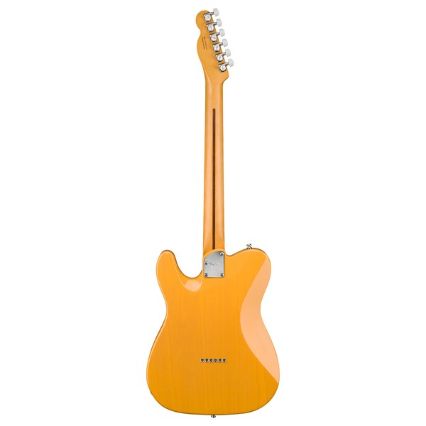 Fender American Ultra Telecaster MN, Butterscotch Blonde - back