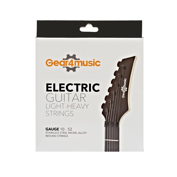 Electric Guitar Light-Heavy Strings by Gear4music