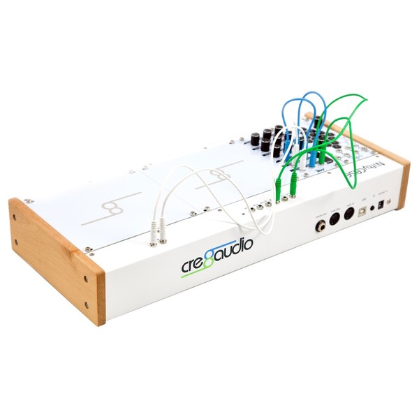 Cre8audio NiftyBUNDLE Eurorack Modules and Case - Angled