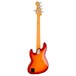 Fender American Ultra Jazz Bass V MN, Plasma Red Burst - back