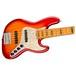 Fender American Ultra Jazz Bass V MN, Plasma Red Burst - body