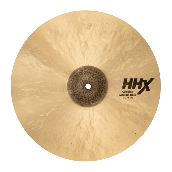 Sabian HHX 15" Complex Medium Hats - top