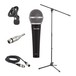 SubZero Dynamic Vocal Microphone with Cable and Mic Stand