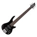 Chicago 6 String Bass Guitar by Gear4music, Black