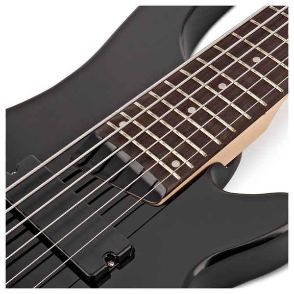 Chicago 6 String Bass Guitar by Gear4music, Black