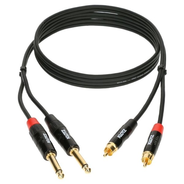 Klotz MiniLink Pro RCA - 1/4" Jack Cable, 1.5m