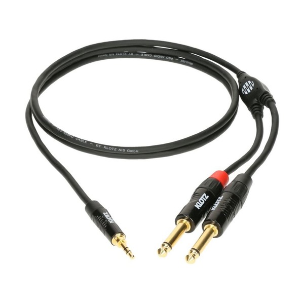 Klotz KY5 MiniLink Pro 3.5mm - Twin 1/4" Jack Y-Cable, 6m