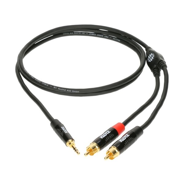 Klotz KY7 MiniLink Pro 3.5mm - RCA Y-Cable, 90cm