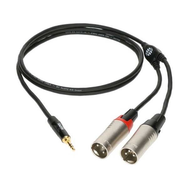 Klotz KY9 MiniLink Pro 3.5mm - Twin XLR Y-Cable, 3m