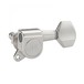 Wilkinson Machine Heads E-Z Lok 6 Inline, Chrome - Front View