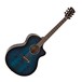 Faith Blue Cutaway Electro Acoustic, Blue Moon Burst