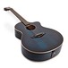 Faith Blue Cutaway Electro Acoustic, Blue Moon Burst