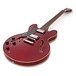 Hartwood Revival Left Handed Semi Acoustic Guitar, Cherry Red