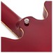 Hartwood Revival Left Handed Semi Acoustic Guitar, Cherry Red