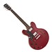 Hartwood Revival Left Handed Semi Acoustic Guitar, Cherry Red