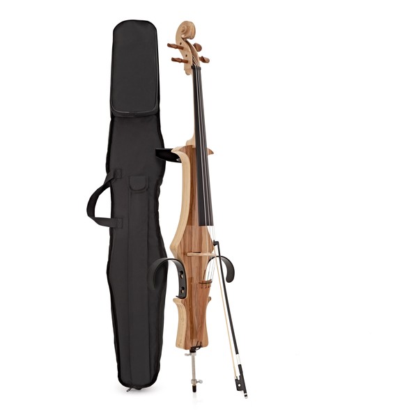 4/4 Size Electric Cello by Gear4music, Natural