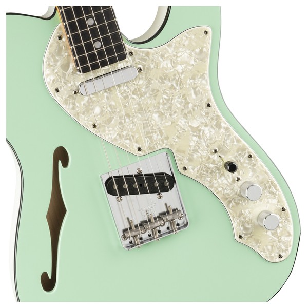 Fender FSR Two-Tone Thinline Telecaster EB, Surf Green at Gear4music