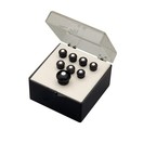 Martin 18APP21 Bridge Pins Set of 8, Black w/ White Inlay