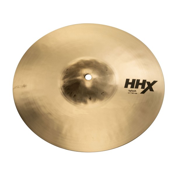 Sabian HHX 12'' Splash Cymbal, Brilliant Finish - angle