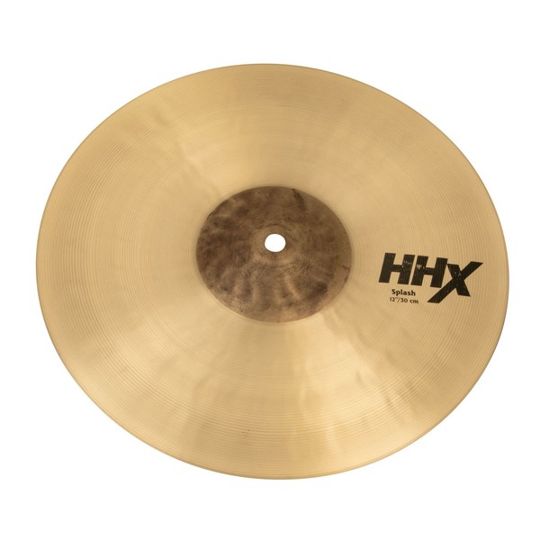 Sabian HHX 12'' Splash Cymbal, Natural Finish - angle
