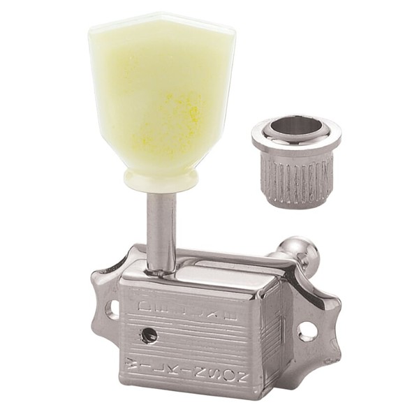 Wilkinson Deluxe Machine Heads 3+3, Cream/Chrome