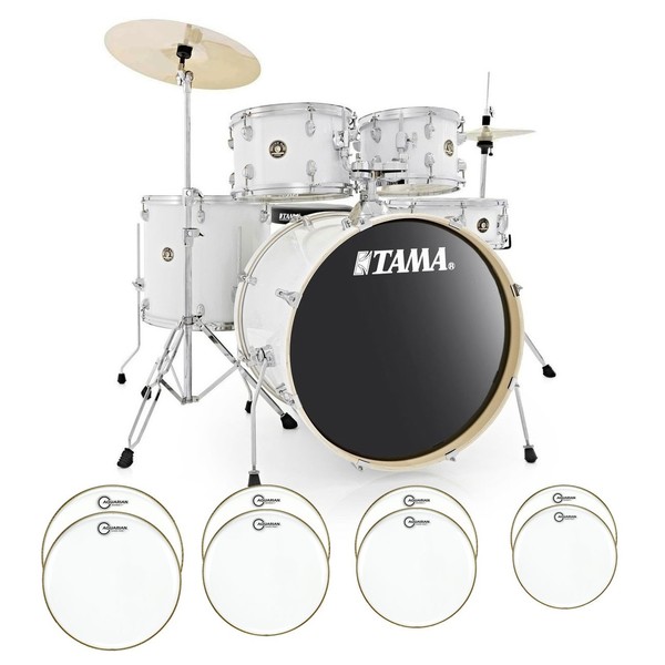 Tama Rhythm Mate Kit Bundle w/Zildjian Cymbals and Drum Head Upgrade - main image