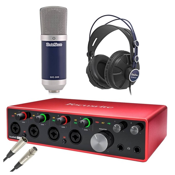 Focusrite Scarlett 18i8 Recording Bundle - Full Bundle