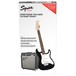 Squier Strat Pack SS Short-Scale Guitar Pack, Rosewood, Black