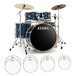 Tama Rhythm Mate Complete Bundle w/ Drum Head Upgrade, Hairline Blue - main image