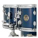 Tama Rhythm Mate Complete Bundle w/ Drum Head Upgrade, Hairline Blue - rack toms