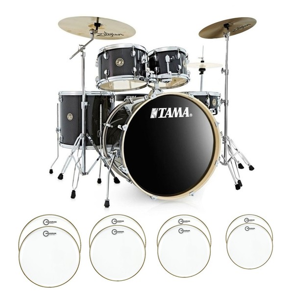 Tama Rhythm Mate Complete Bundle w/ Drum Head Upgrade, Charcoal Mist - main image