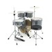 Tama Rhythm Mate Complete Bundle w/ Drum Head Upgrade, Galaxy Silver - behind