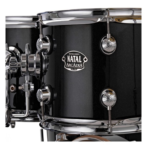Natal Arcadia Poplar 22" Drum Kit w/Hardware & Paiste Cymbals - rack tom