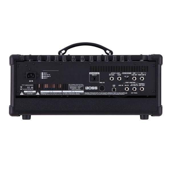 Boss Katana Head MKII 100w Amp Head Complete Bundle - Head Back