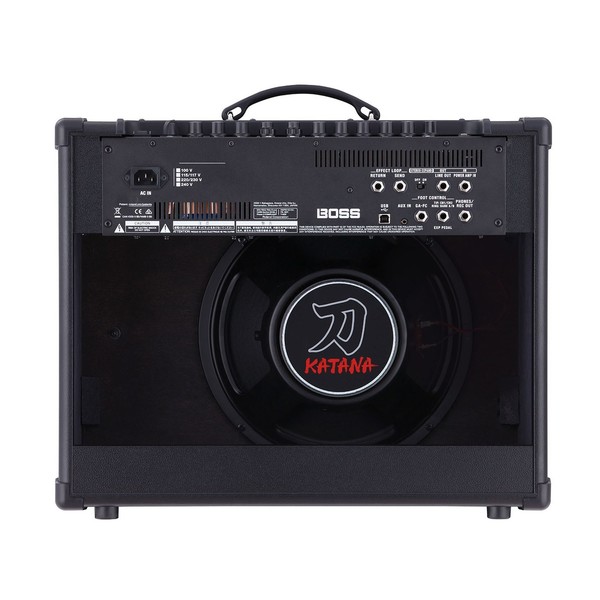 Boss Katana 100 MKII 1x12 Combo with GA-FC Foot Controller - Combo Back
