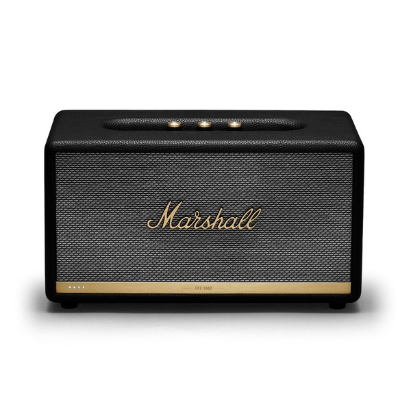 Marshall Stanmore II Voice Speaker w/ Google Assistant, Black