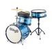 Stagg 3pc 12'' Junior Drum Kit with Hardware and Throne, Blue