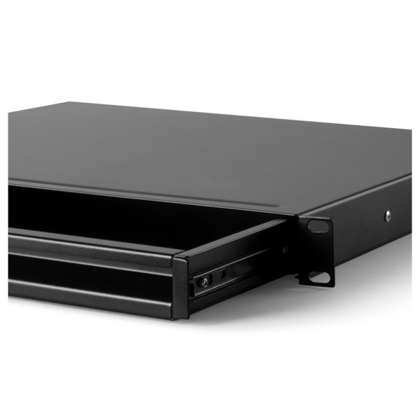 Adam Hall 874E01 ERGO 19'' Rack Drawer, 1U, Open Close Up