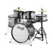 Stagg 5pc 16'' Junior Drum Kit mit Hardware und Drummer-Sitz, schwarz